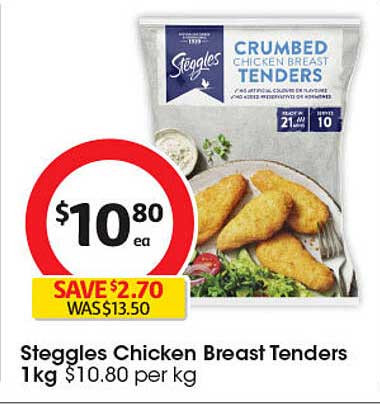 Steggles Chicken Breast Tenders