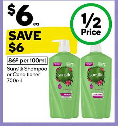 Sunsilk Shampoo or Conditioner