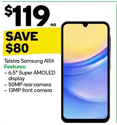 Telstra Samsung A15+