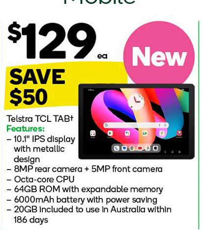 Telstra TCL TAB+