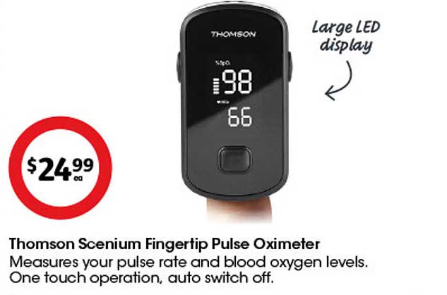 Thomson Scenium Fingertip Pulse Oximeter