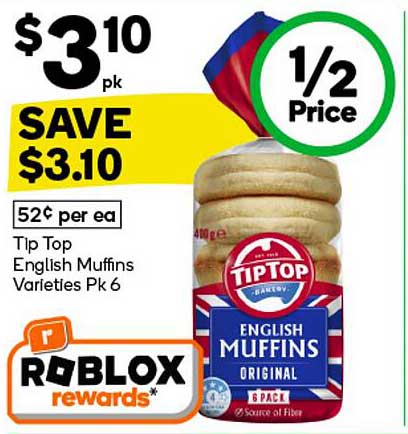 Tip Top English Muffins