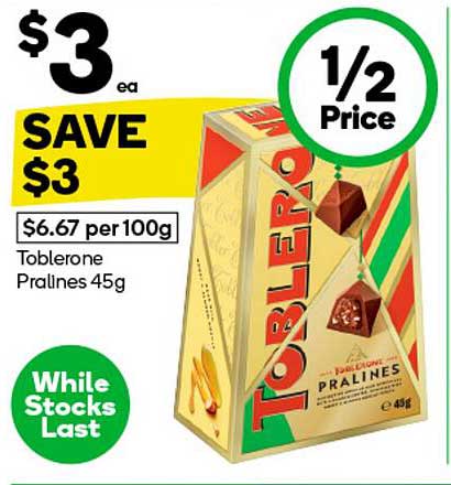 Toblerone Pralines