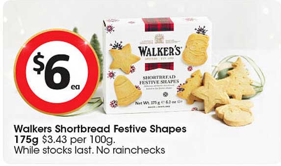 Walkers Shortbread Festive Shapes