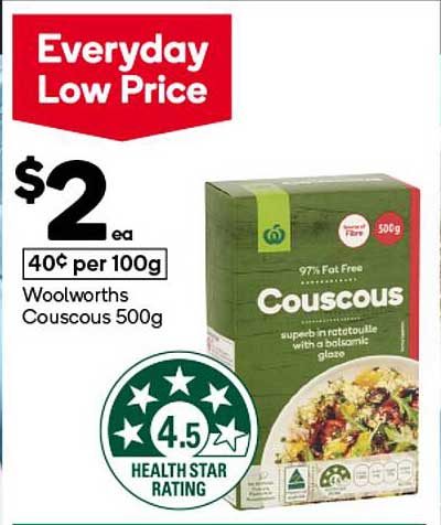 Woolworths Couscous 500g