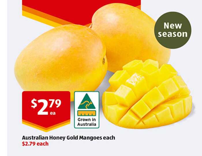 Australian Honey Gold Mangoes each