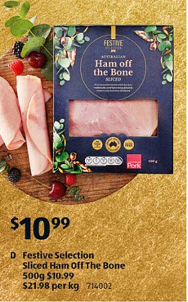 Festive Selection Sliced Ham Off The Bone