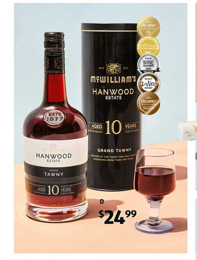 Hanwood Estate Grand Tawny 10 Years