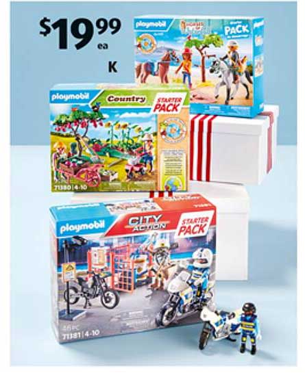 Playmobil Country Starter Pack  
Playmobil City Action Starter Pack