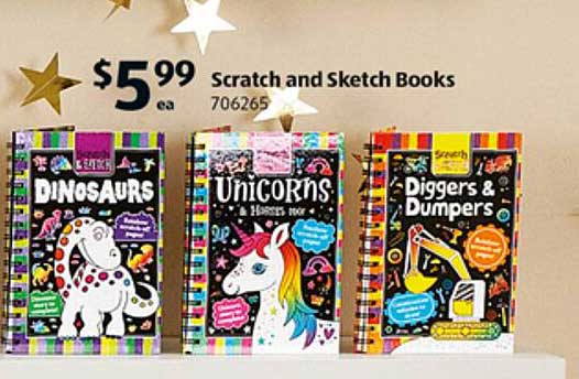 Scratch and Sketch Books