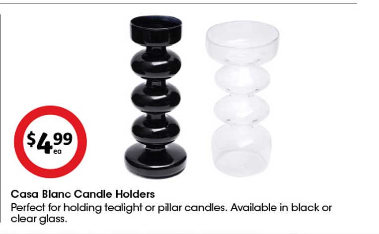 Casa Blanc Candle Holders