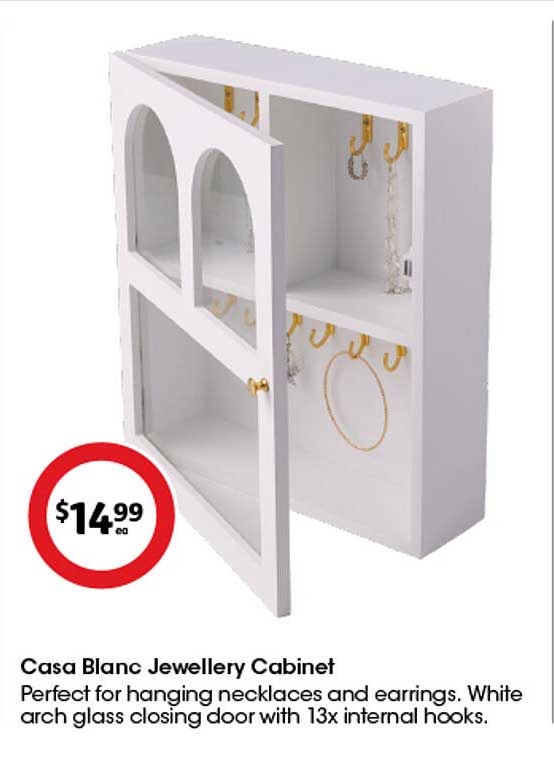 Casa Blanc Jewellery Cabinet