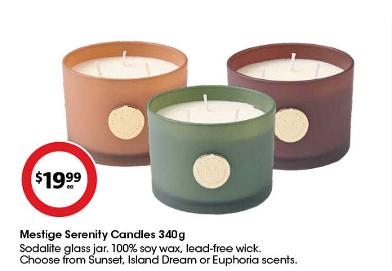 Mestige Serenity Candles