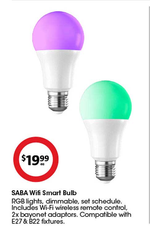 SABA Wifi Smart Bulb