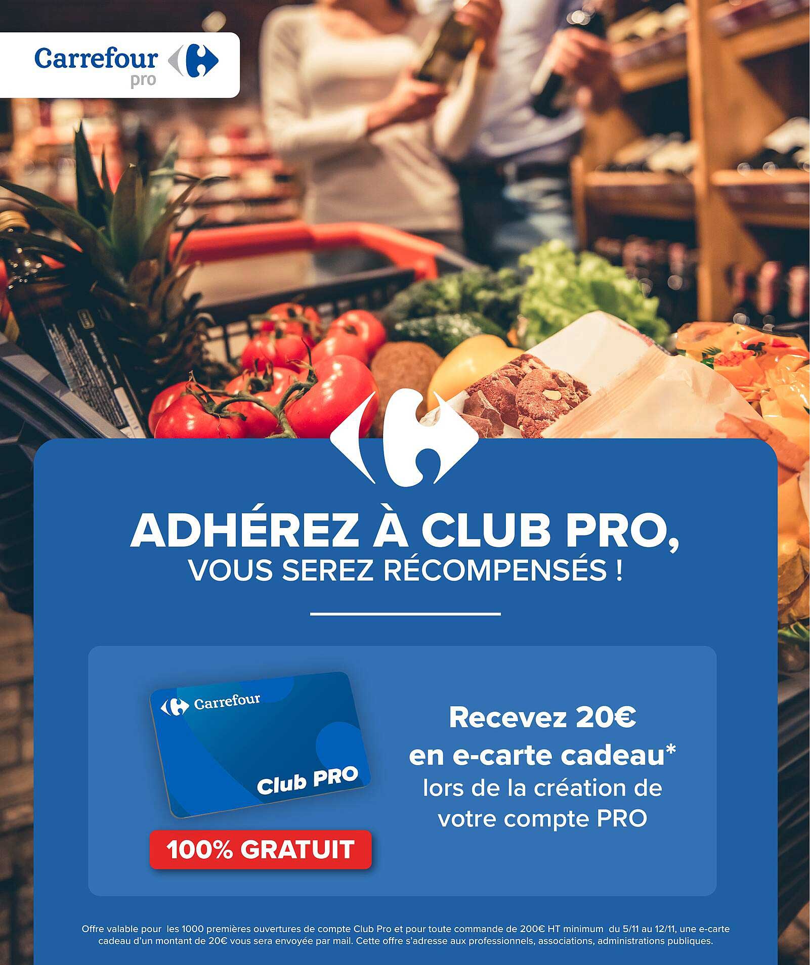 ADHÉREZ À CLUB PRO, VOUS SEREZ RÉCOMPENSÉS !