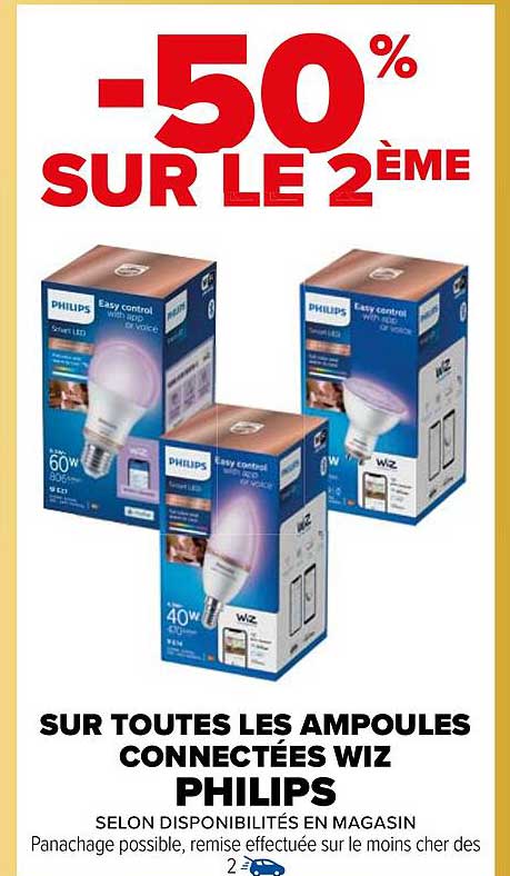 AMPOULES CONNECTÉES WIZ PHILIPS