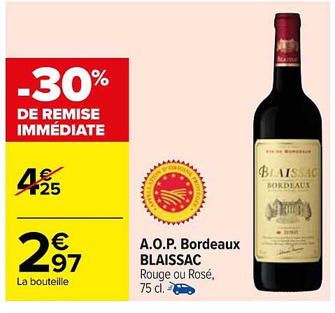 A.O.P. Bordeaux BLAISSAC