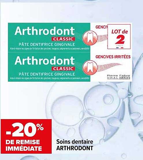 Arthrodont CLASSIC PÂTE DENTIFRICE GINGVALE