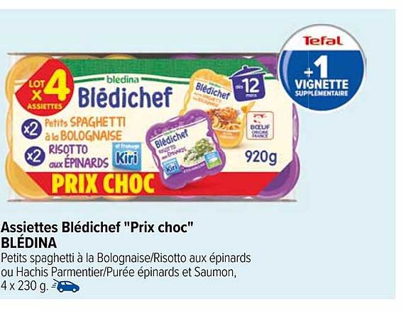 Assiettes Blédichef "Prix choc"