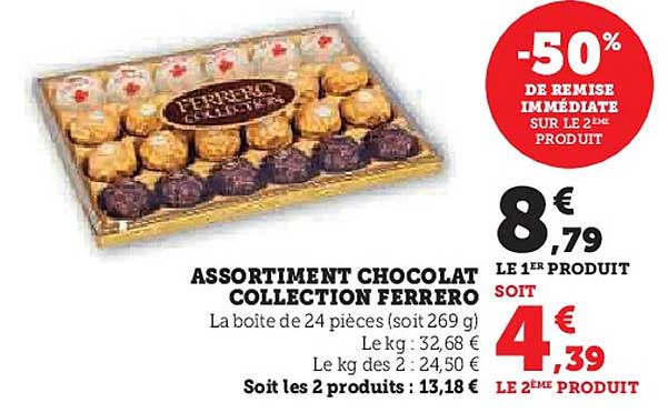 ASSORTIMENT CHOCOLAT COLLECTION FERRERO