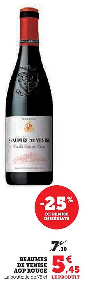 BEAUMES DE VENISE AOP ROUGE