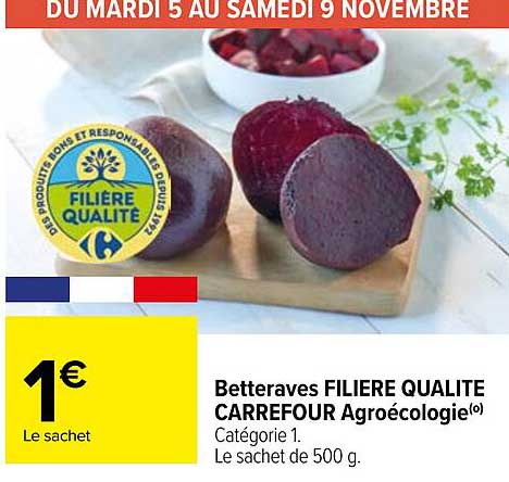 Betteraves FILIERE QUALITE CARREFOUR Agroécologie