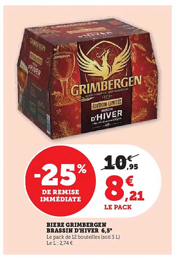 Bière Grimbergen Brassin d'Hiver