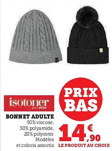 BONNET ADULTE