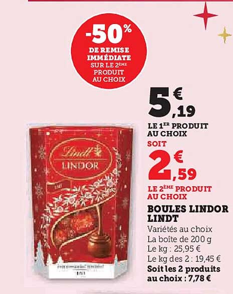 BOULES LINDOR LINDT