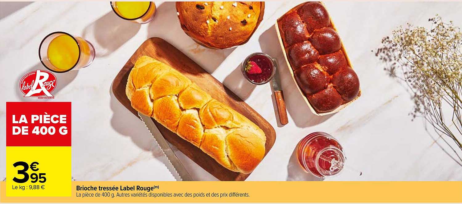 Brioche tressée Label Rouge™