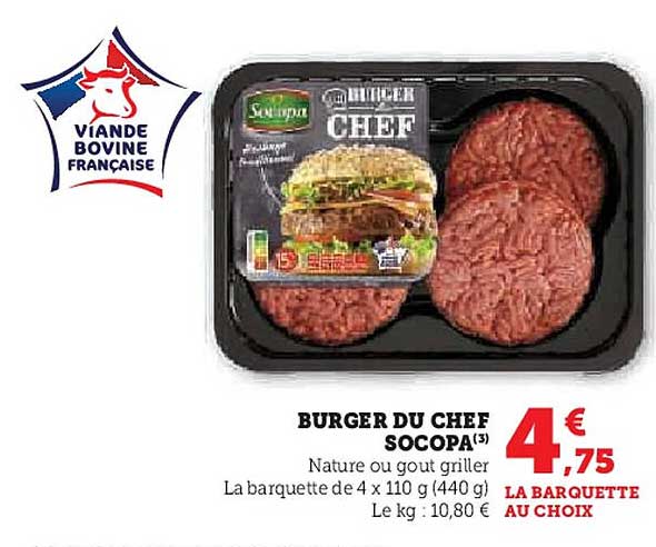 BURGER DU CHEF SOCOPA