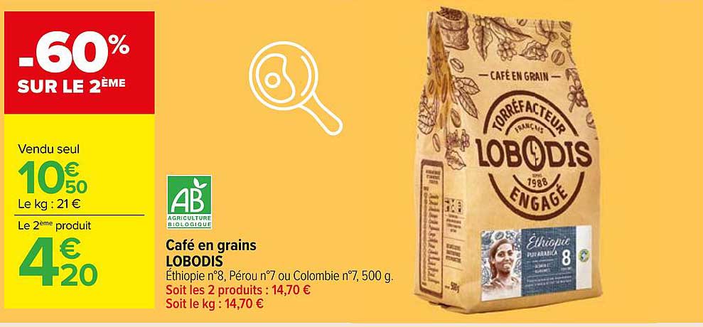 Café en grains LOBODIS