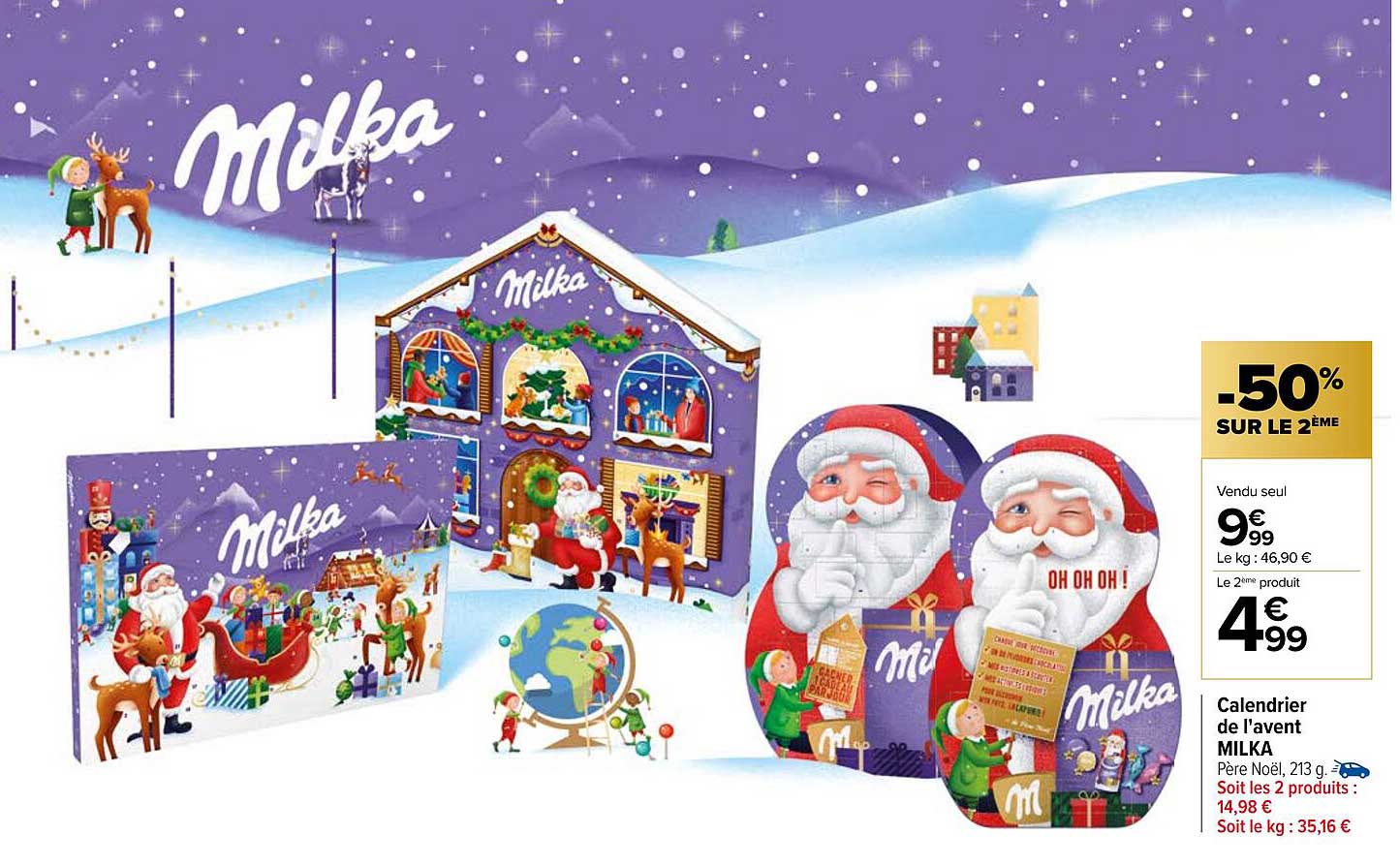 Calendrier de l'avent MILKA