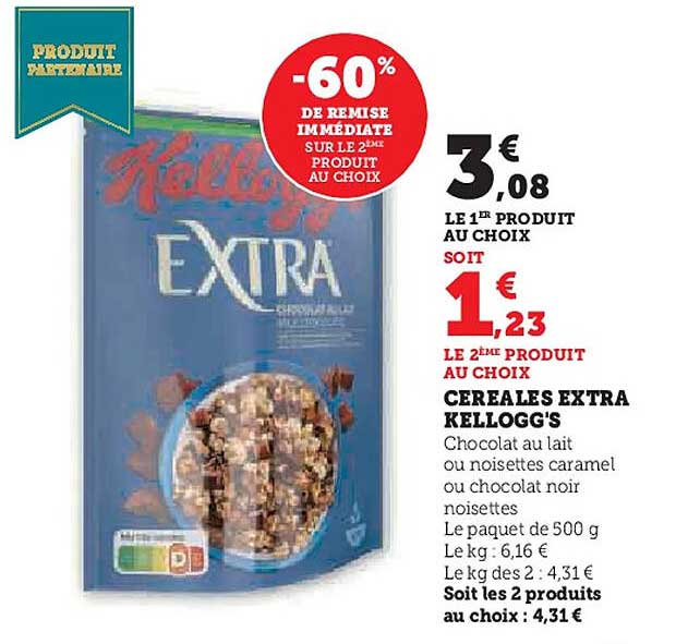 CEREALES EXTRA KELLOGG'S