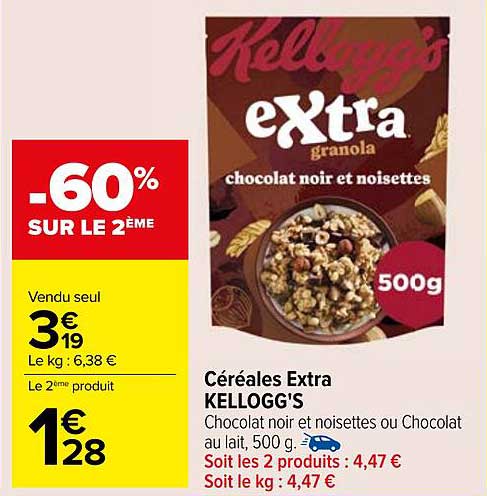 Céréales Extra KELLOGG'S