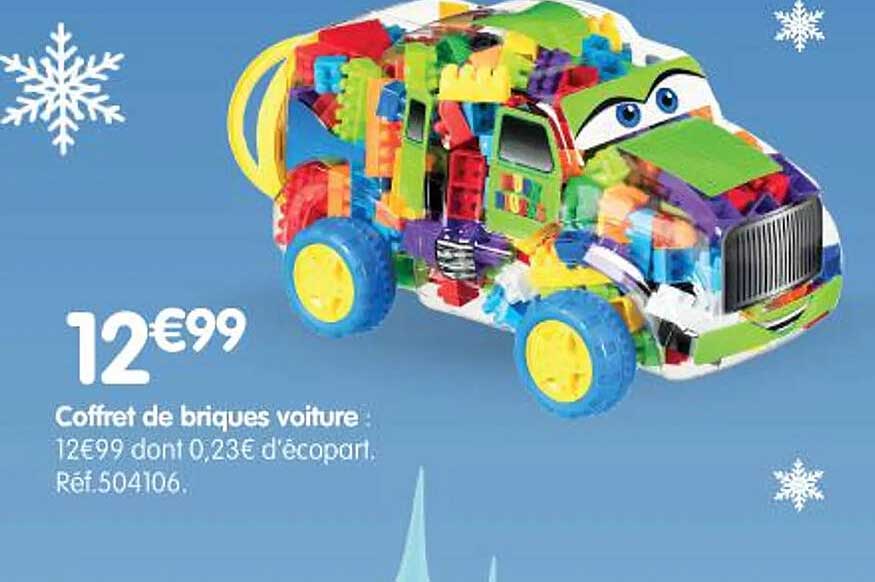 Coffret de briques voiture