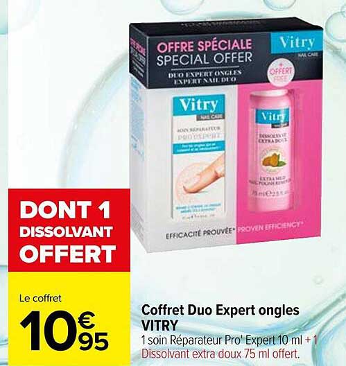 Coffret Duo Expert ongles VITRY