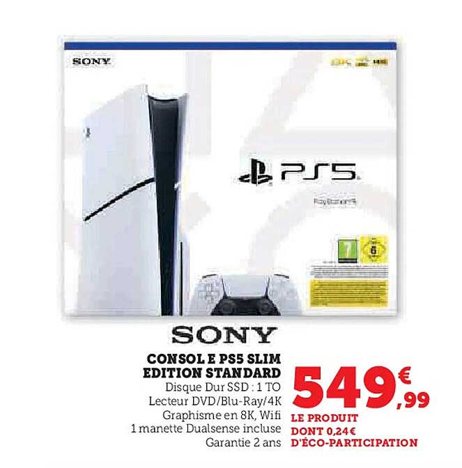 CONSOL E PS5 SLIM EDITION STANDARD