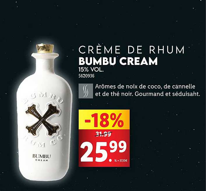 CRÈME DE RHUM BUMBU CREAM