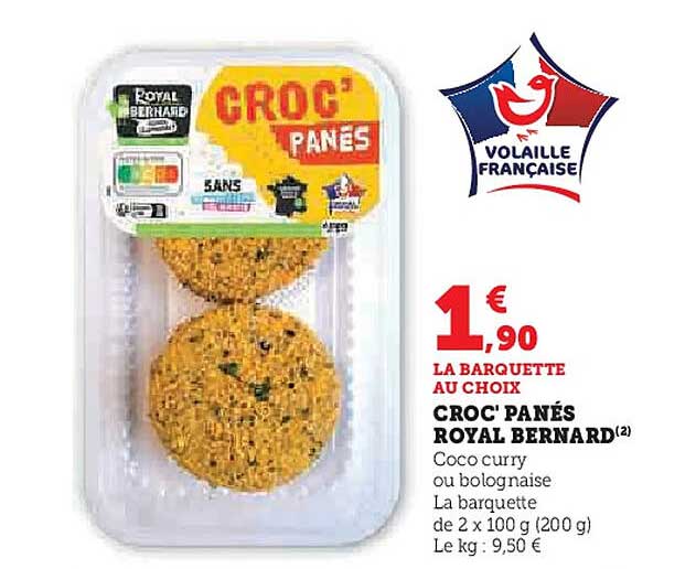 CROC' PANÉS ROYAL BERNARD