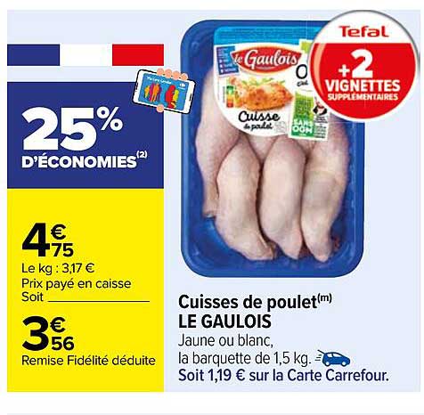 Cuisses de poulet(m) LE GAULOIS