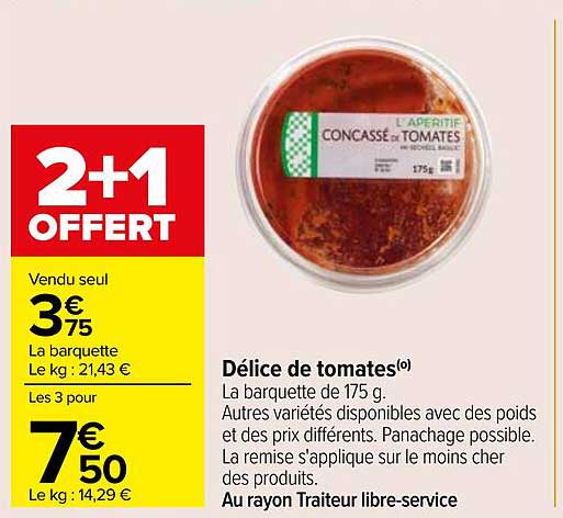 Délice de tomates