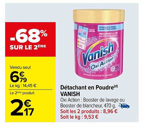 Détectant en Poudre VANISH