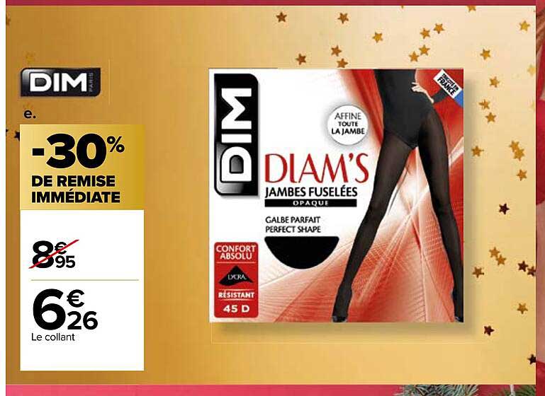 DIAM'S JAMBES FUSELÉES OPAQUE