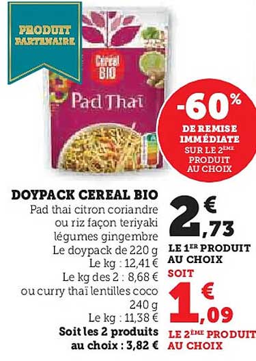 Doypack Cereal Bio Pad Thai