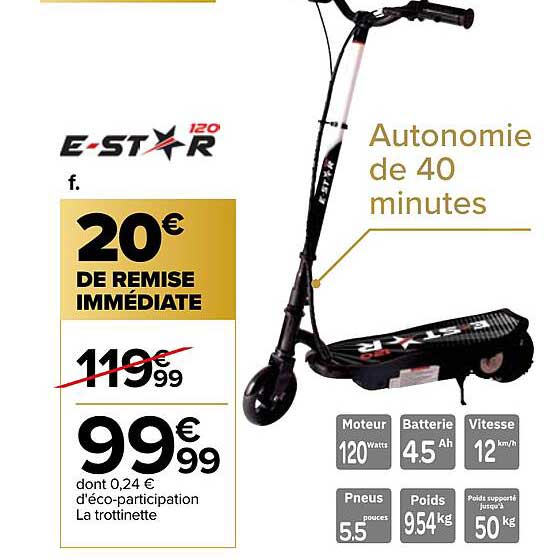 E-STAR 120 La trottinette