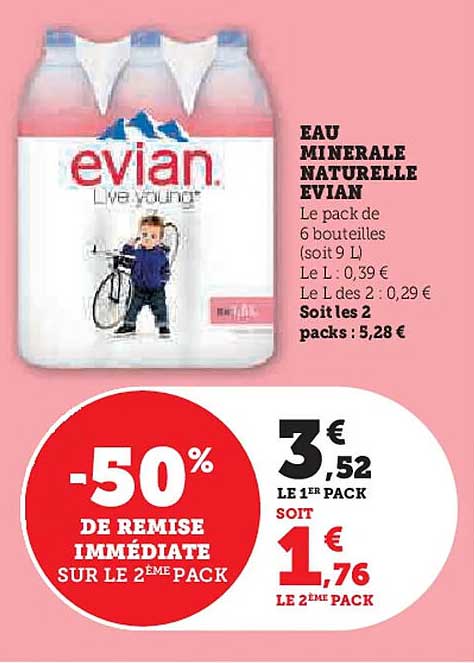 EAU MINÉRALE NATURELLE EVIAN