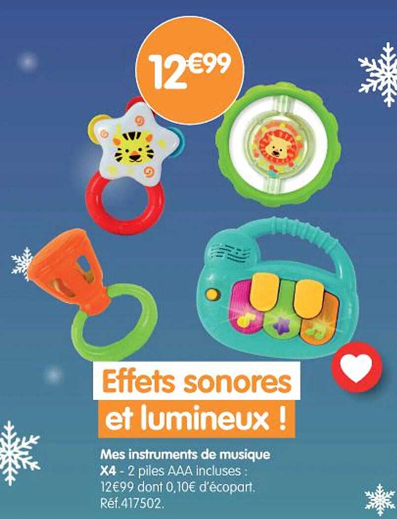 Effets sonores et lumineux !