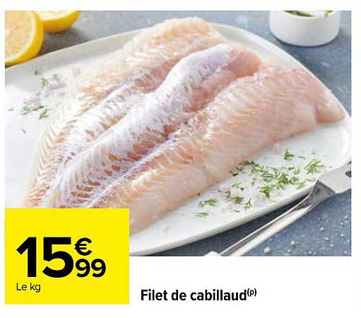 Filet de cabillaud(p)