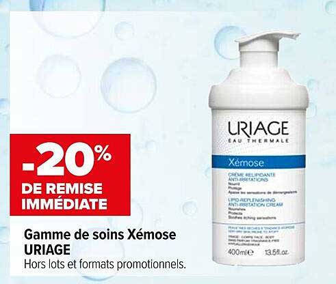 Gamme de soins Xémose URIAGE